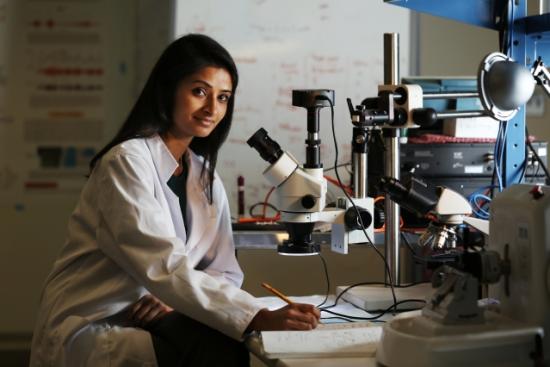 Shriya Srinivasan is a PhD student in medical engineering and medical physics at the MIT Media Lab and the Harvard-MIT Division of Health Sciences and Technology. Photo: James Day