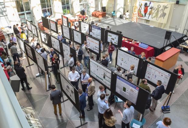 HST Forum Poster Session in TMEC Atrium. Photo Credit: Steve Lipofsky