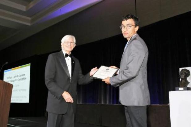 Avilash Cramer, an HST MEMP doctoral candidate, was granted the John R. Cameron* Young Investigator award at the American Association of Physicists in Medicine (AAPM) annual meeting. Avilash’s award was given for his presentation titled “A Stationary Computed Tomography Module Using Photocathode-Driven X-Ray Sources.”