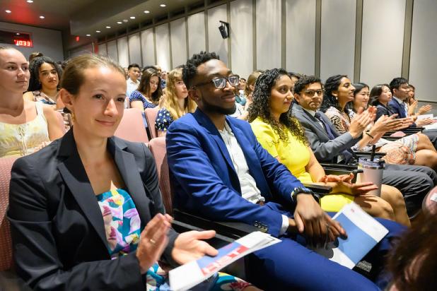 HST grads in audience