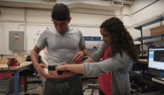 HST PhD student Richard Fineman is using wearable sensors to understand techniques for coordination and balance that could help better understand elderly walking patterns and influence next generation spacesuit design. Watch the video here.